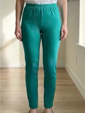 SpongeBob SquarePants Teal Lounge Pants Relaxed Slinky Pajama Bottoms Stretchy L